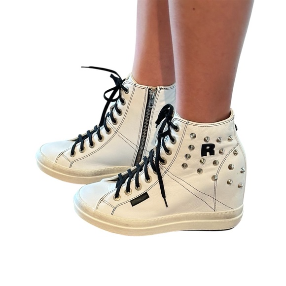 RUCOLINE High-Top Sneakers Wedge Heel🌸